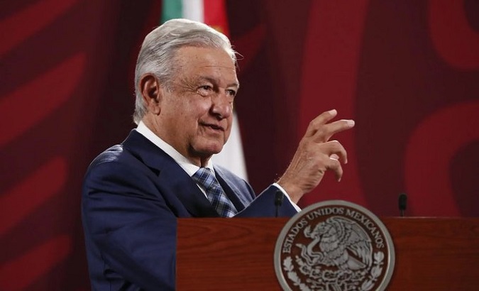 Mexico's President Andres Manuel Lopez Obrador, July 8, 2022.