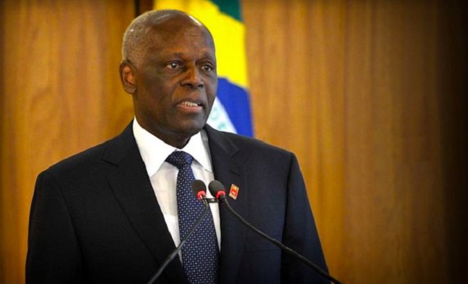 Angola's former president Jose Eduardo dos Santos.