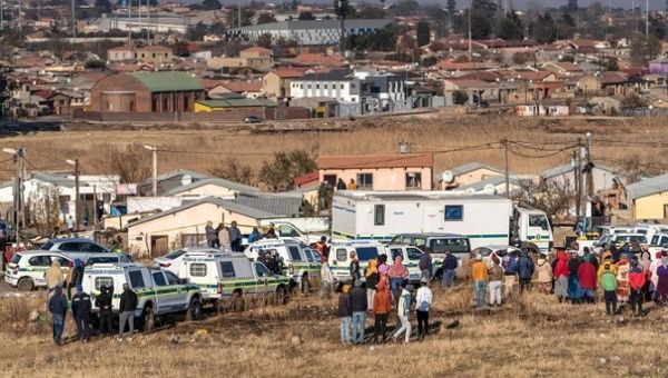 At least 21 people were killed over the weekend as gunmen opened fire on three taverns in South Africa, in what the police described as 