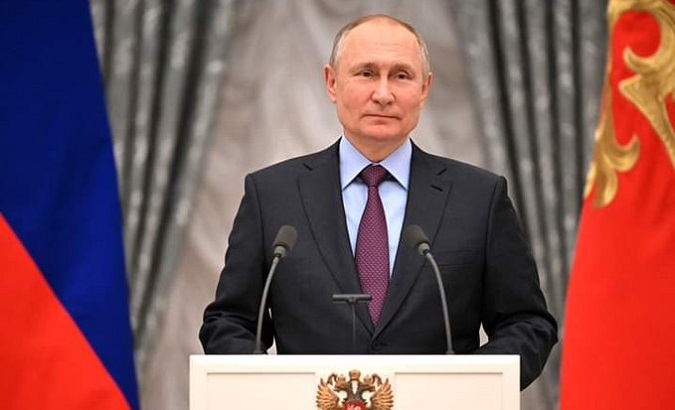 Russian President Vladimir Putin, 2022.