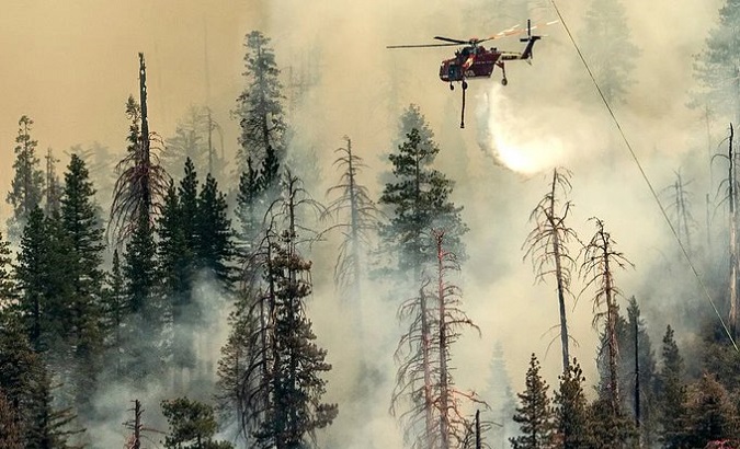 Wildfires in Yosemite, U.S., July 13, 2022.