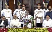 Droupadi Murmu is sworn in as President of India, July 25, 2022.
