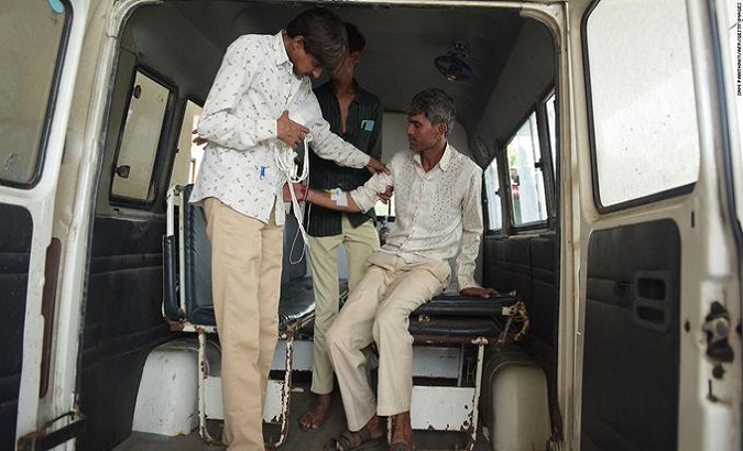Nearly 100 people remain hospitalized in the western state of Gujura, Indian police authorities reported. Jul. 28, 2022.
