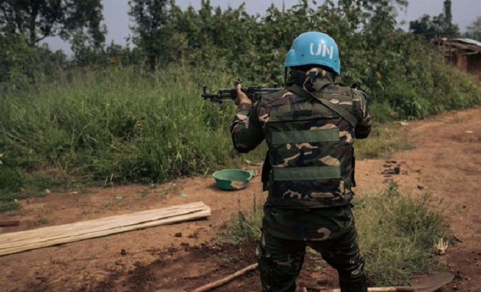 A MONUSCO soldier, DRC, 2022.