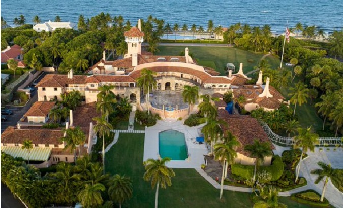 A view of Mar-a-Lago in Palm Beach, Florida, U.S., 2022.