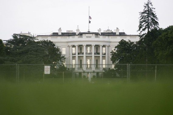Photo taken on Aug. 4, 2022 shows the White House in Washington, D.C., the United States.