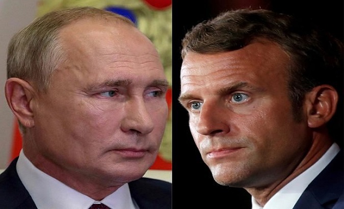Putin and Macron agree on the need to send a mission from the International Atomic Energy Agency (IAEA) to assess the Zaporozhye NPP situation. Aug. 19, 2022.