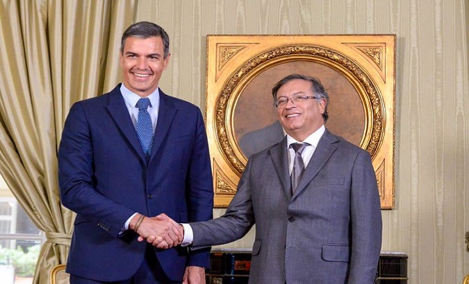 The President of the Spanish Government offered to host Colombian peace talks between the government and ELN representatives. Aug. 25, 2022.