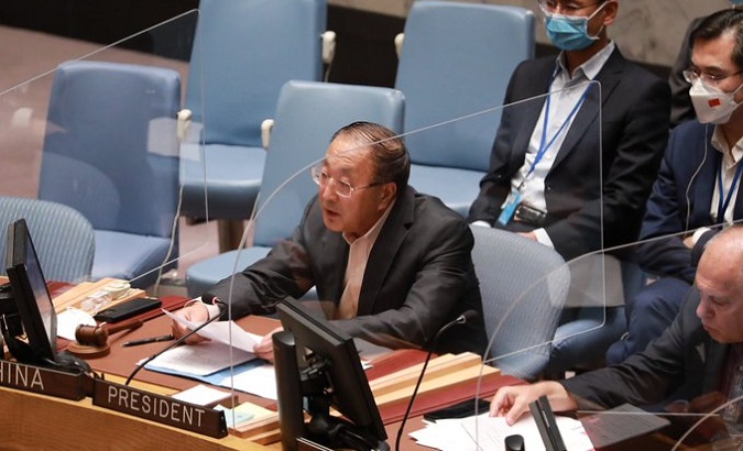 Zhang Jun, China's permanent representative to the United Nations, Aug. 30, 2022.