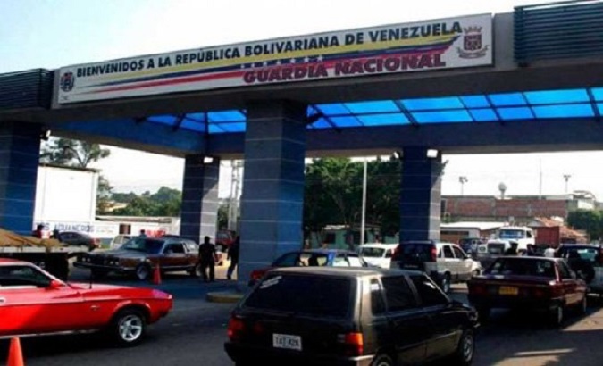 File photo of a customs crossing on the border between Colombia and Venezuela.