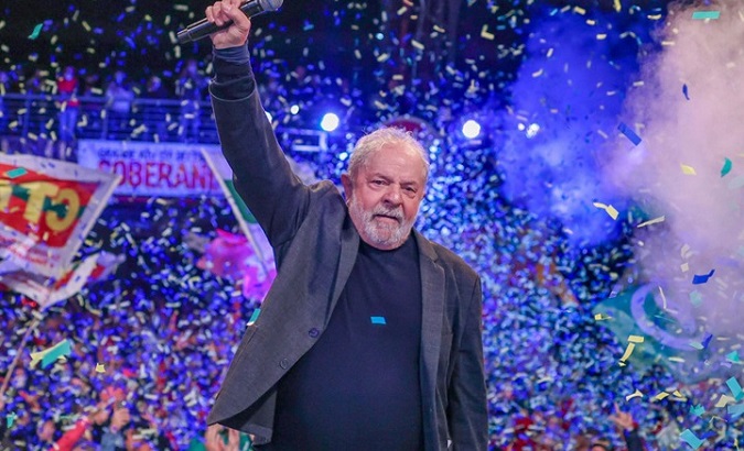 Workers' Party Presidential candidate Lula da Silva, Sept., 2022. 