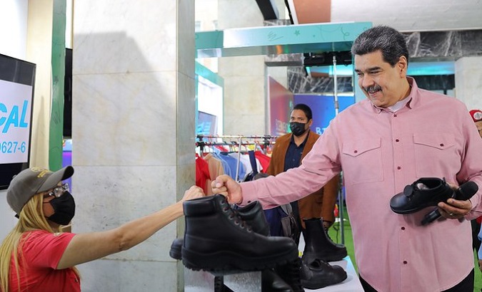 President Nicolas Maduro at the ExpoFeria, Sept. 28, 2022.