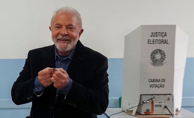 Former President Lula da Silva, Sao Paulo, Brazil, Oct. 2, 2022.