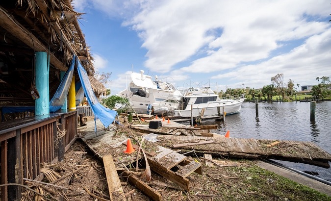 Aftermath of hurricane Ian in Fort Myers, Florida, U.S., Sept. 29, 2022.