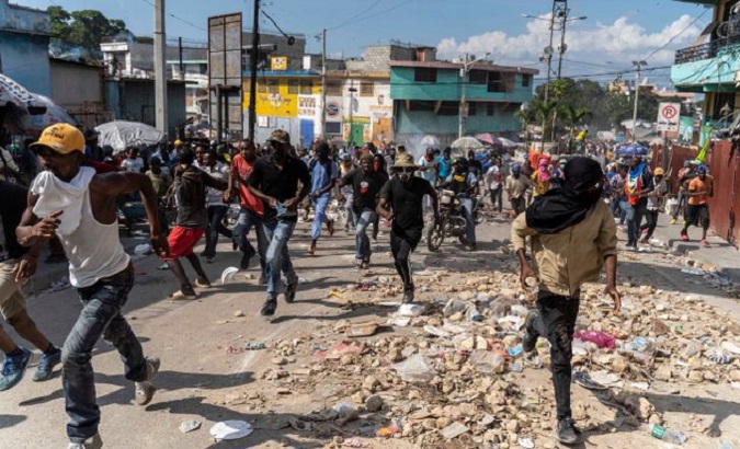 Riots in Port-au-Prince, Haiti, Oct. 6, 2022.