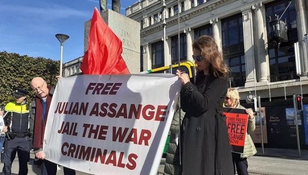 Since 2019, journalist and Wikileaks founder Julian Assange has been held in Belmarsh Prison, south of London. Oct. 10, 2022.  
