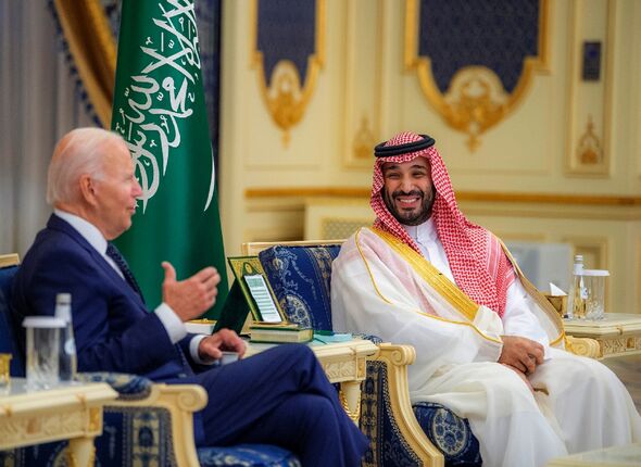 President Biden and Crown Prince Mohammed bin Salman
