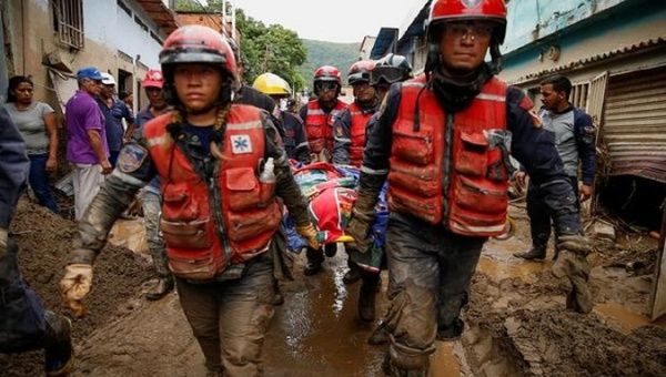 Recovery works in the area are progressing at a fast pace seven days after the landslide in Tejerías due to the heavy rains, which left 50 dead and several missing.