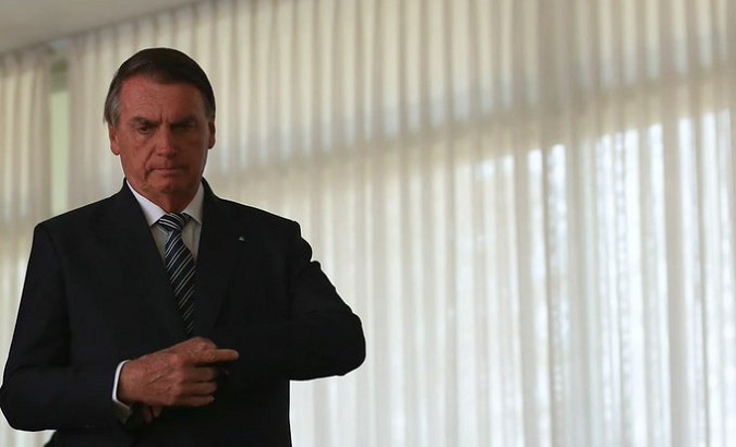 Brazilian President Jair Bolsonaro, 2022.