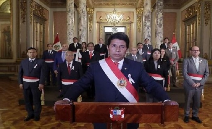 President Pedro Castillo, Lima, Peru, Oct. 19, 2022.