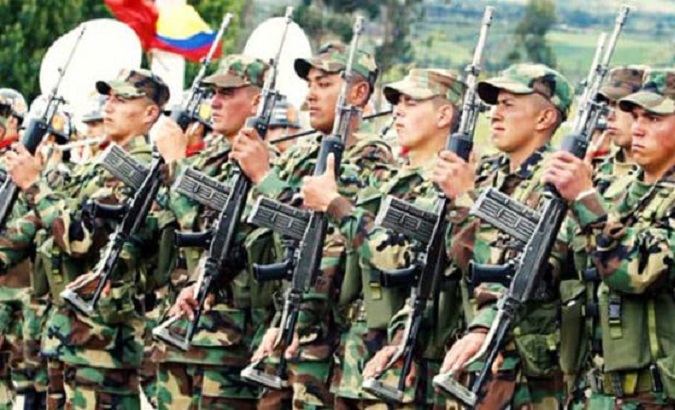 Colombian troops.