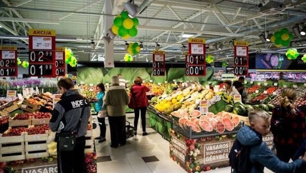 A supermarket in Türkiye, Oct. 2022.