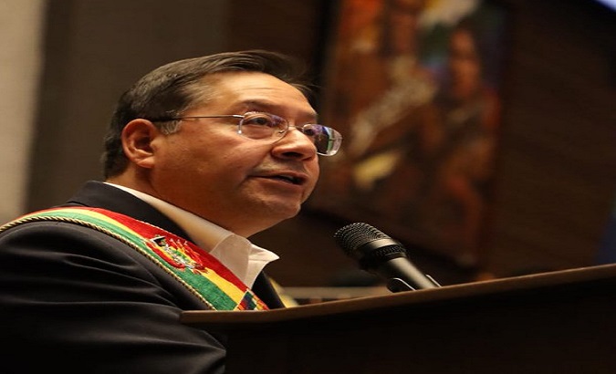 President of Bolivia, Luis Arce. Nov. 8, 2022.