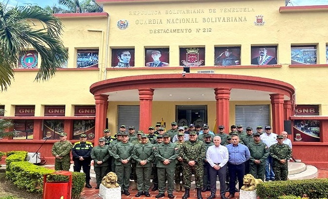 Venezuelan Minister of Defense, Vladímir Padrino, and FANB Strategic Operational Commander, Domingo Hernández, attended the meeting. Nov. 9, 2022.