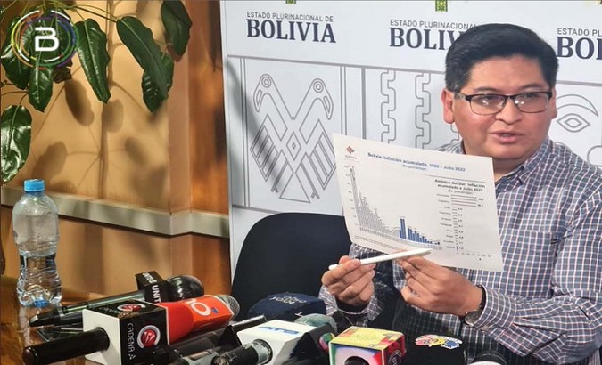 Bolivia's Minister of Economy and Public Finance, Marcelo Montenegro. Nov. 11, 2022.