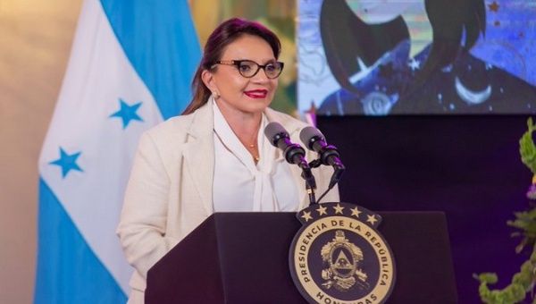 President of Honduras, Xiomara Castro. Nov. 24, 2022. 