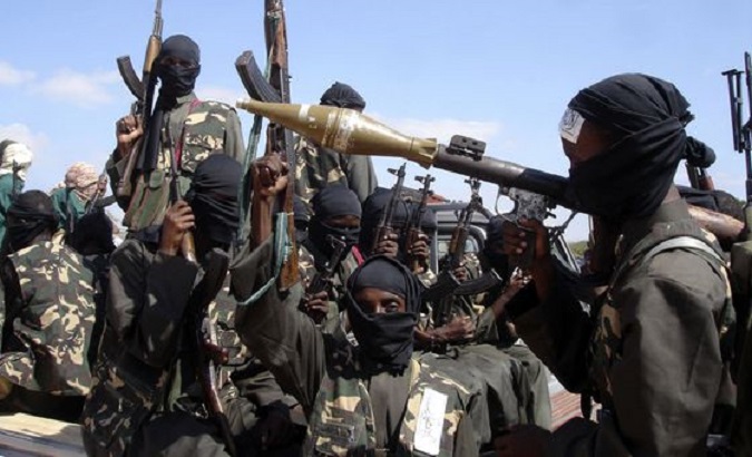 Militants from Somalia’s Al-Shabab, 2022.