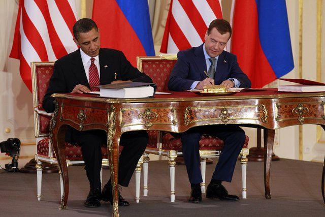 Former President of the United States, Barack Obama and Russian President Dmitry Medvedev, on April 8, 2010 signed a new treaty of non-proliferation of strategic weapons, called START III