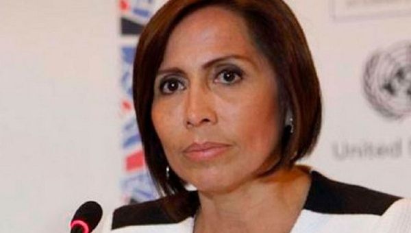 Former Minister Maria de los Angeles Duarte.