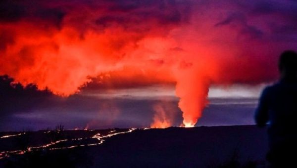 A view of the Mauna Loa volcano, Hawaii, U.S., Dec. 1, 2022.