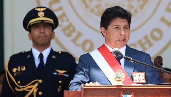President Pedro Castillo, Peru, 2022.