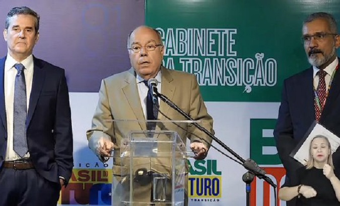 Ambassador Mauro Vieira (C), Brazil, Dec., 14, 2022.