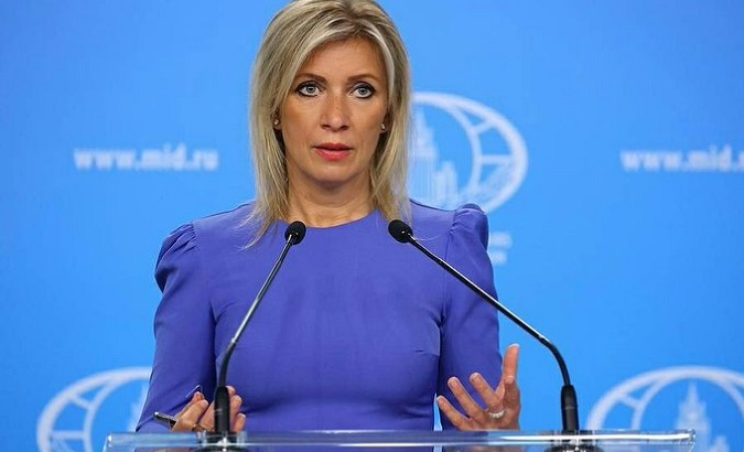 Russian Foreign Affairs Ministry spokeswoman Maria Zakharova, 2022.