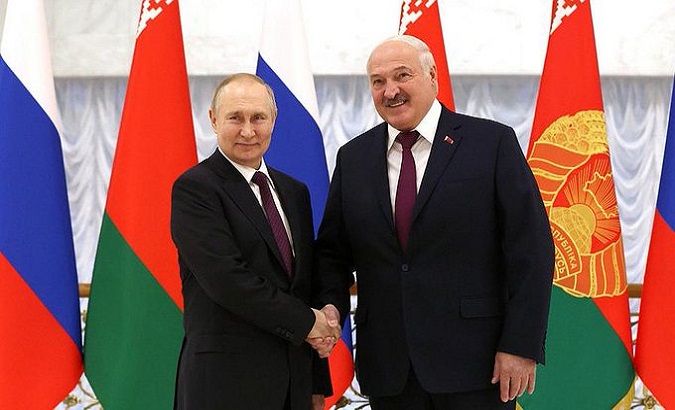 On Monday, Russian President Vladimir Putin visited Minsk and held talks with his Belarusian counterpart Alexander Lukashenko. Dec. 19, 2022.
