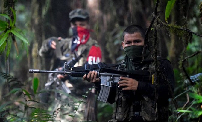 Members of the National Liberation Army (ELN) in Colombia, 2022.