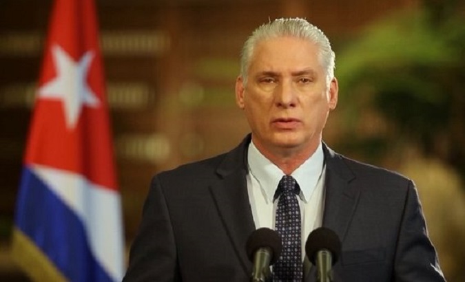Cuban President Miguel Díaz-Canel. Jan. 12, 2023.