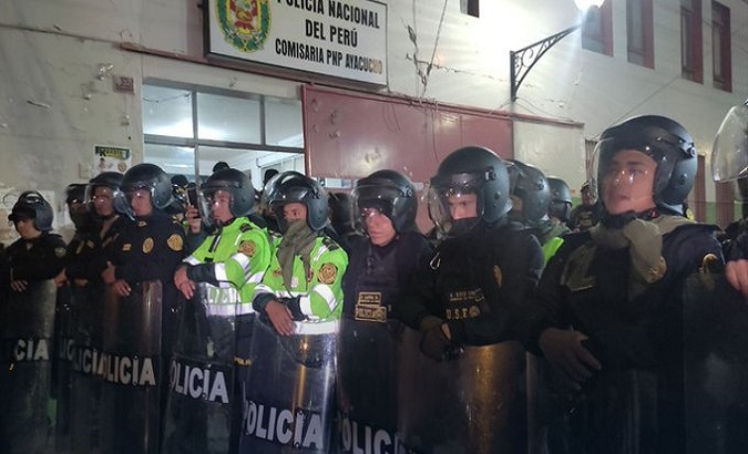 The Peruvian Public Prosecutor's Office confirmed the arrest of 329 people. Jan. 13, 2023.