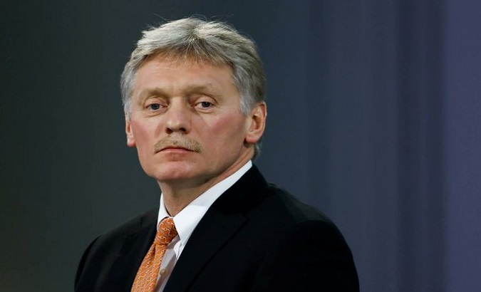 Kremlin spokesman Dmitry Peskov. Jan. 17, 2023.