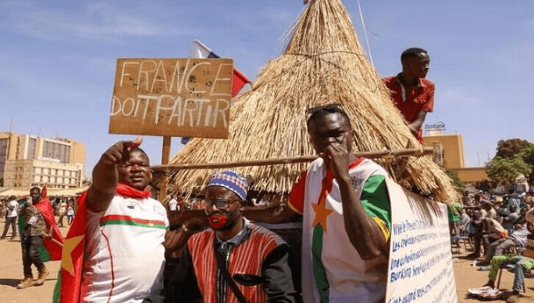 Anti-French ideas continue to spread throughout much of Burkina Faso. Jan. 21, 2023.