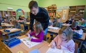 An elementary school in Germany, 2023.