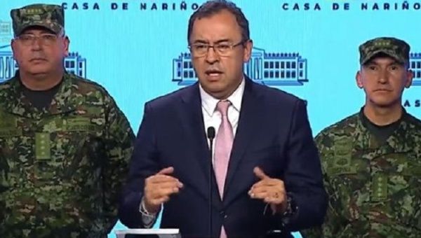 Interior Minister Alfonso Prada, Bogota, Colombia, Jan. 30, 2023.