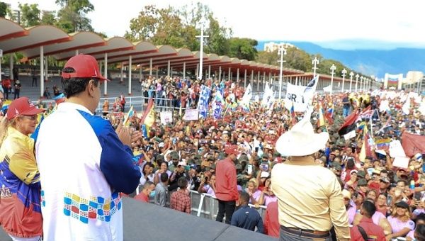 Venezuelan President Nicolás Maduro said that this event, in which a group of young officers insurrected against the government of then President Carlos Andrés Pérez, marked the political dynamics of the country, opening the way to the civil-military union. Feb. 04, 2023.
