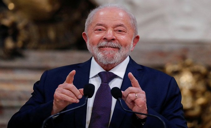 Brazilian President Luis Inácio Lula da Silva. Feb. 16, 2023.