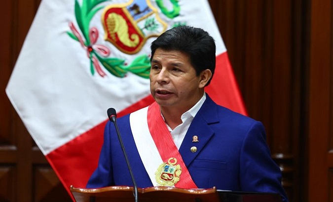 Former Peruvian President Pedro Castillo. Feb. 17, 2023.
