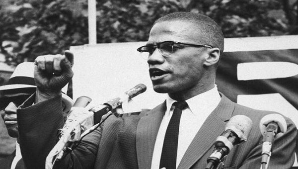 Civil rights defender Malcolm X.