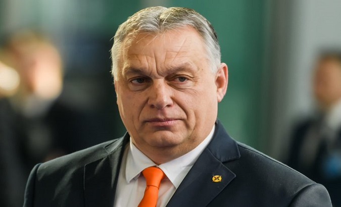 Hungarian Prime Minister Viktor Orban. Feb. 22, 2023.